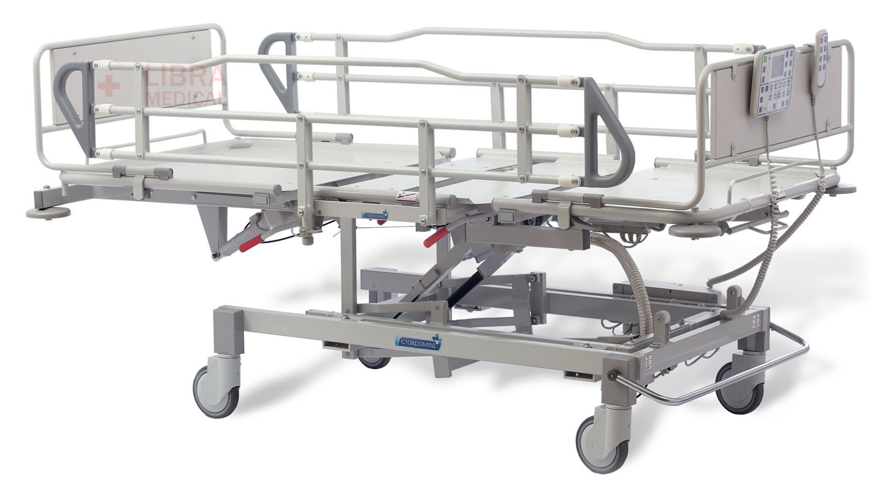 Кровать медицинская функциональная секционной конструкции КФ-210-ЭСВ